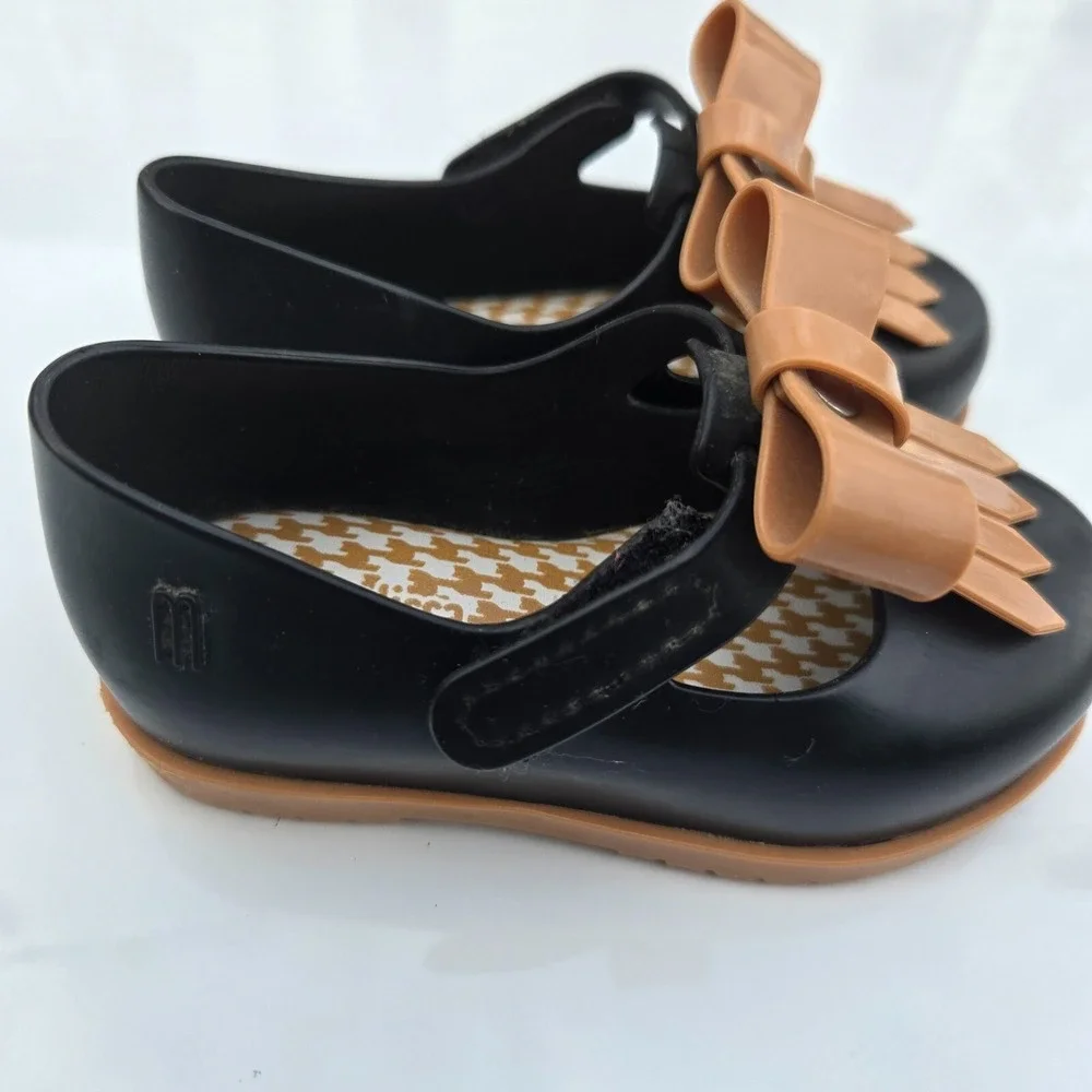 Mini Melissa Unisex-Child Mini Classic Baby Ii‎ Mary Jane Flat Size US 6
